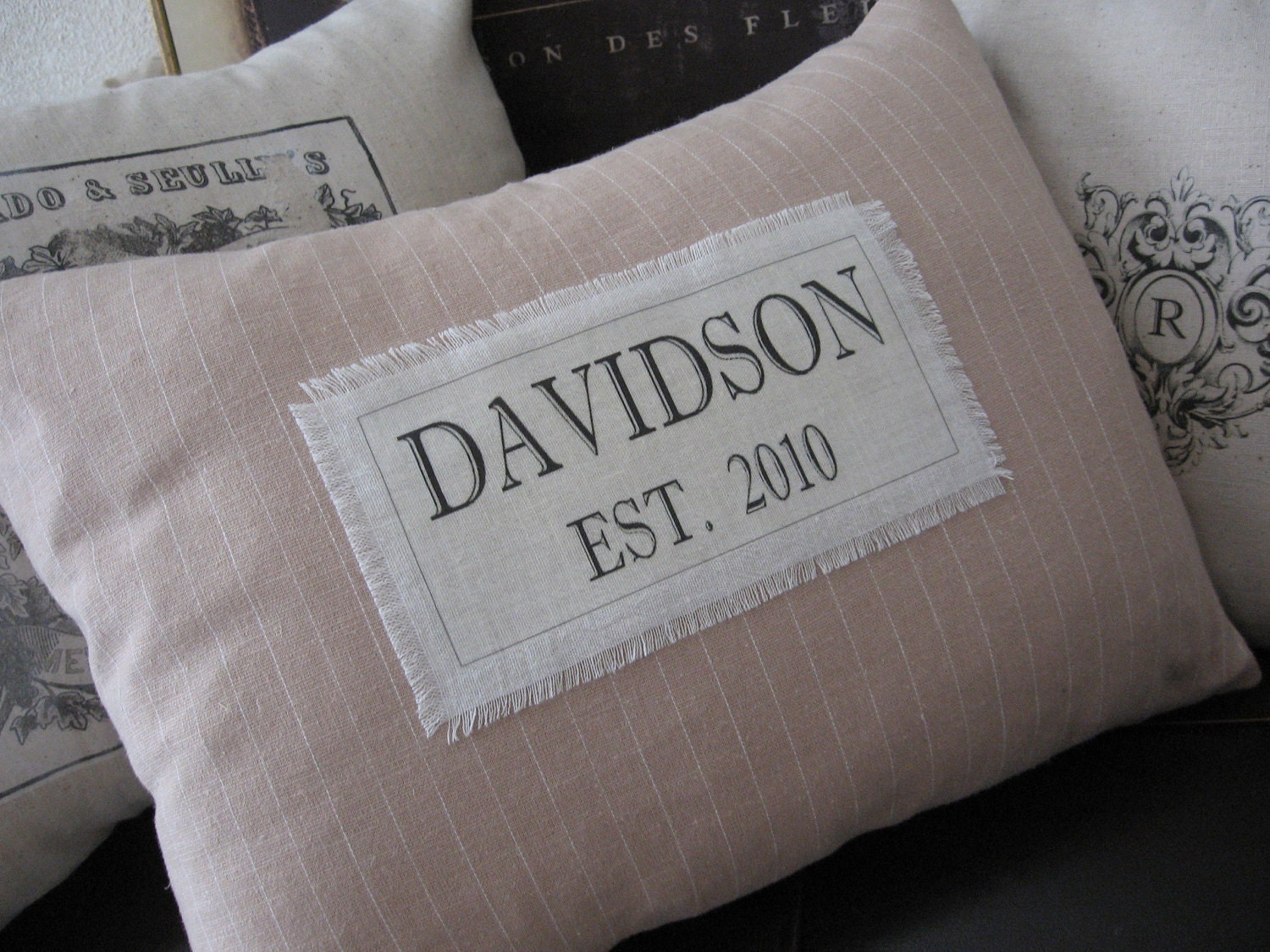 Custom Established Wedding, Anniversary, Housewarming Date Pillow