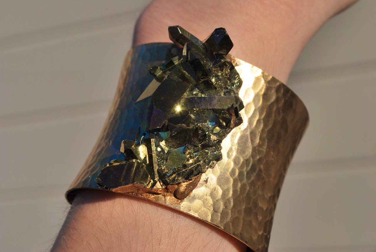 Titanium Gold Cuff Rainbow Armor