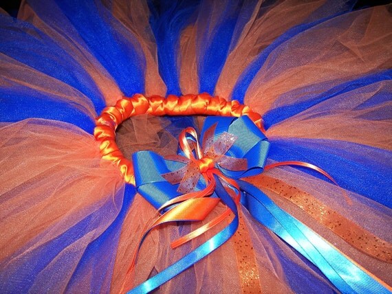 Gators Custom Made Bling Tutu Set--Show your spirit in this adorable set--