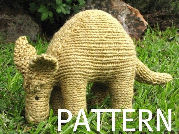 Aardvark Knittng Pattern, PDF