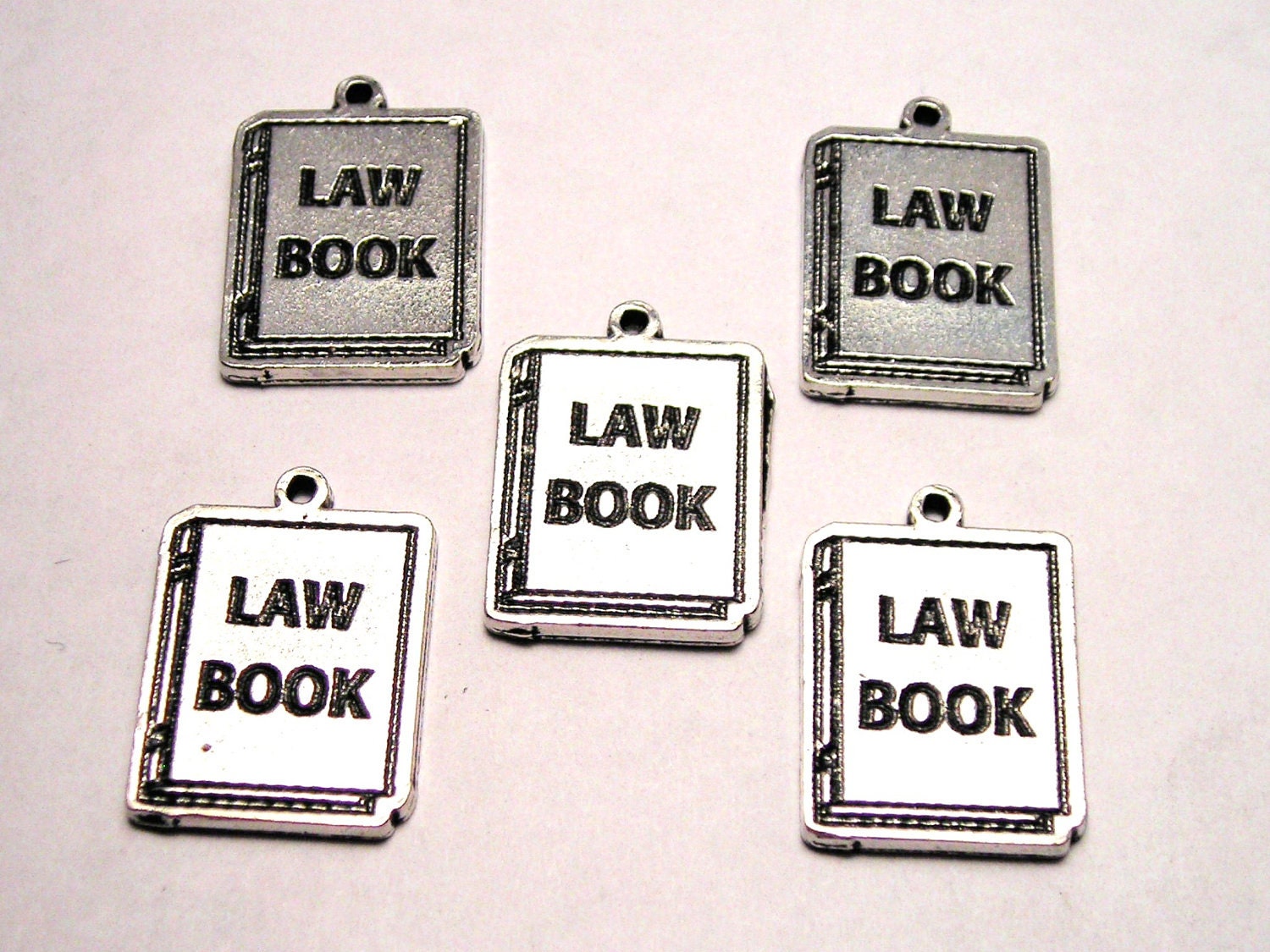 Law Book Charms 10 pieces