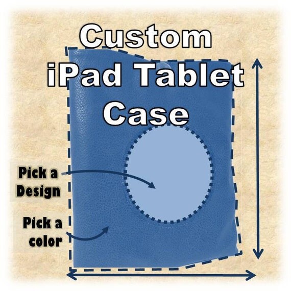 Custom Personalized - iPad Tablet Sleeve / iPad Tablet Cover / iPad Tablet Case