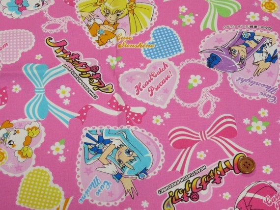 Heart Catch Precure ONE YARD fabric Japanese fabric New item