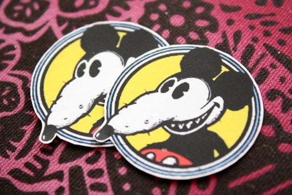 mickey rat stickers