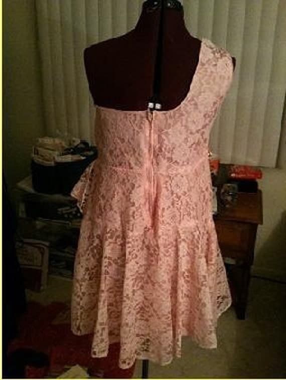 Pink Lace Dress