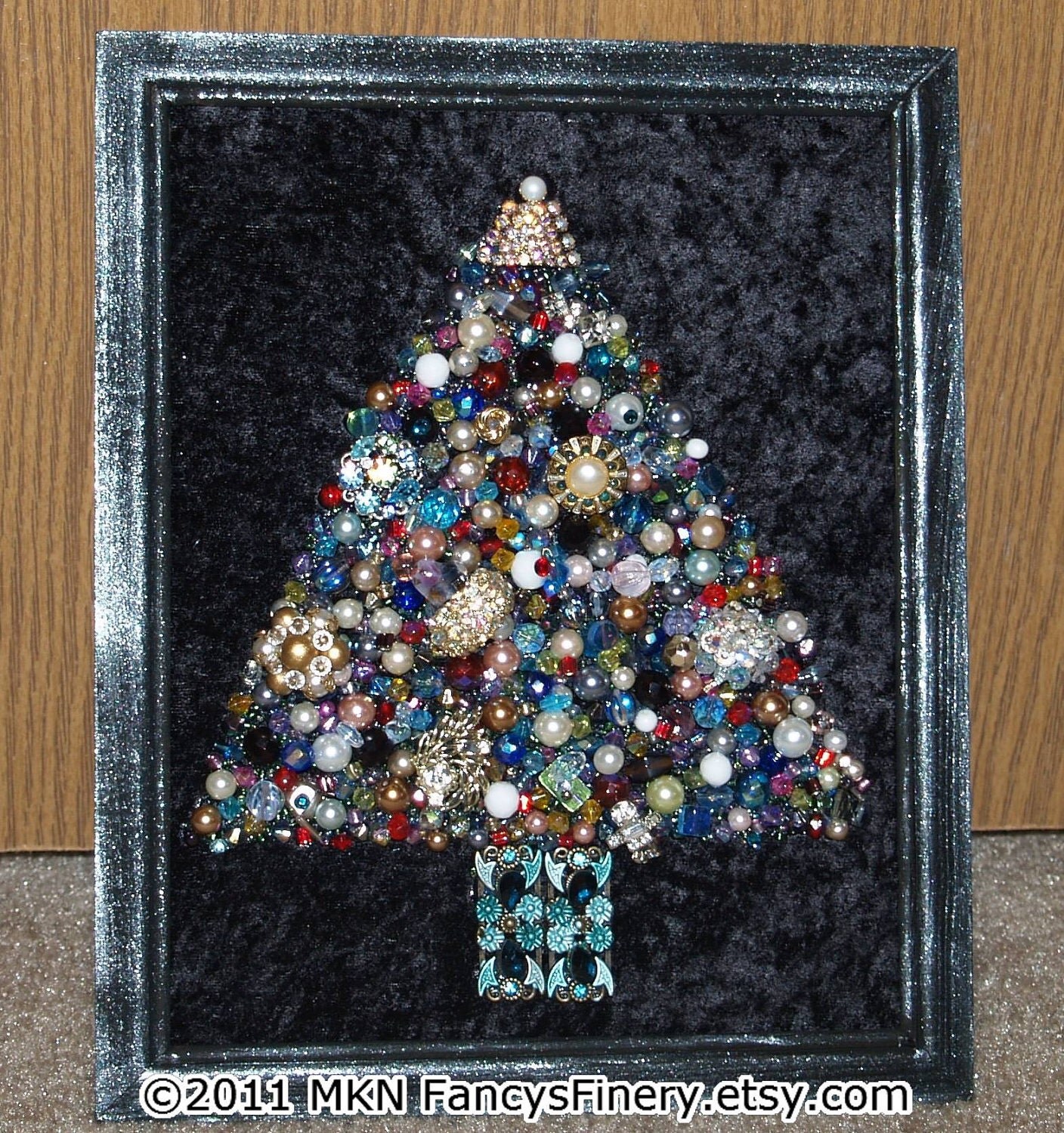Sparkle and Shine... One of a Kind Jeweled Christmas Tree