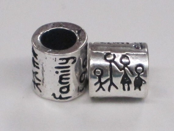 Pandora Style Charm - Tibetan Silver Family (g55)