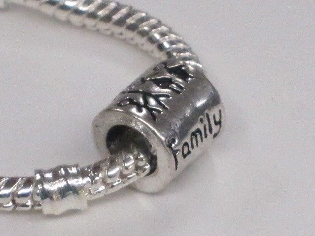 Pandora Style Charm - Tibetan Silver Family (g55)