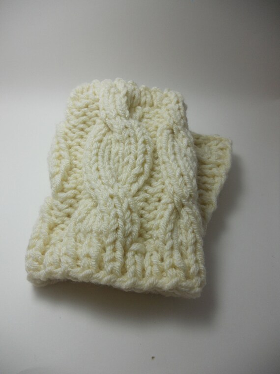 Boot Cuffs - Cable Knit - Choose your color