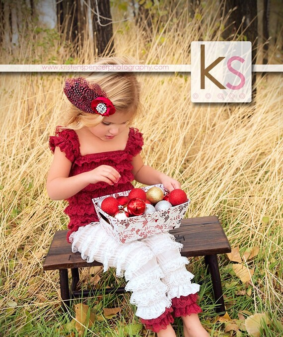 One-Piece Pettiromper & Headpiece Set-pettiskirt, romper, lace, portrait, prop