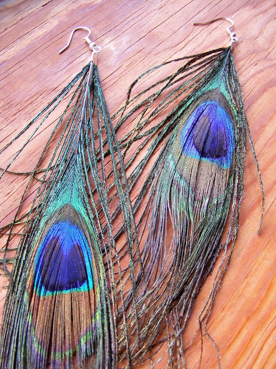 Earrings Pretty Peacock