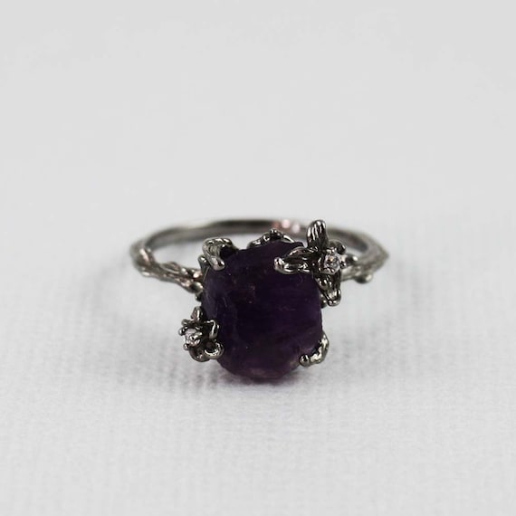 What looks like rough diamond but isn't? :  wedding ring faux diamond rough white quartz sapphire cubic zirconia etsy engagement cz topaz Il 570xN.287599988.jpg