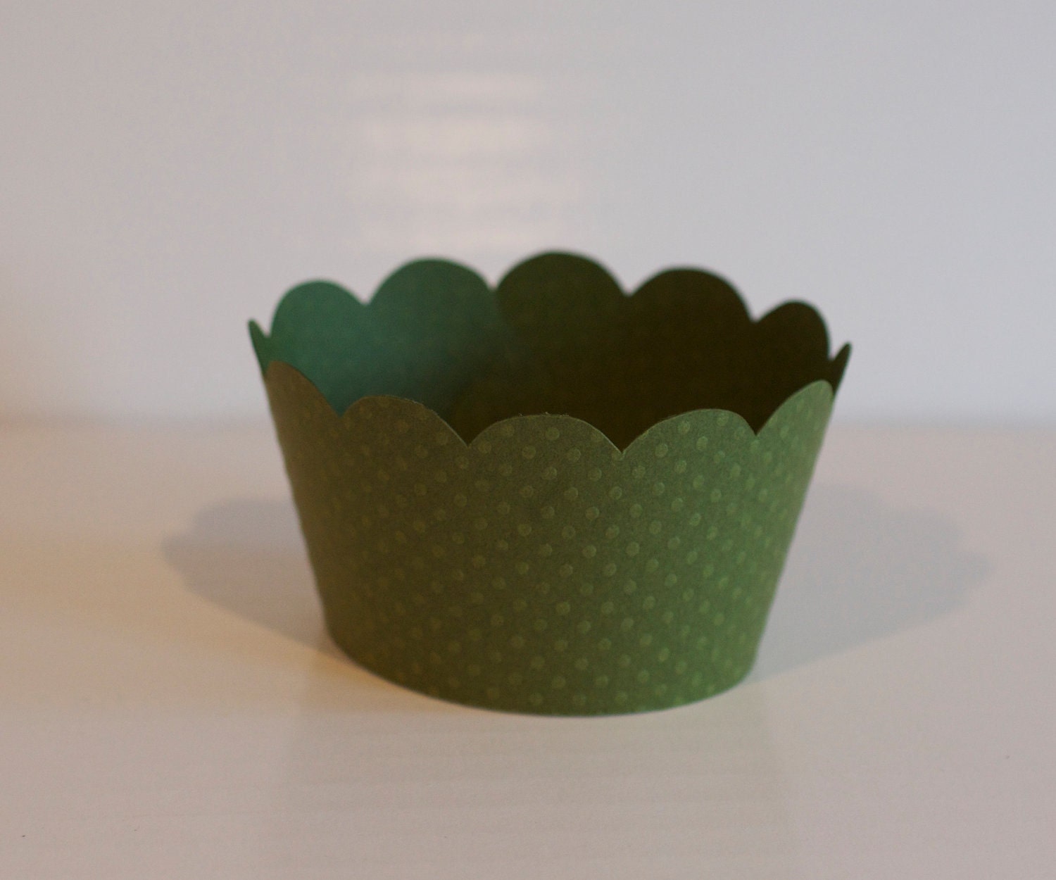 Forest Green Cupcake Wrappers