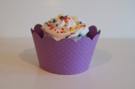 Purple Cupcake Wrappers