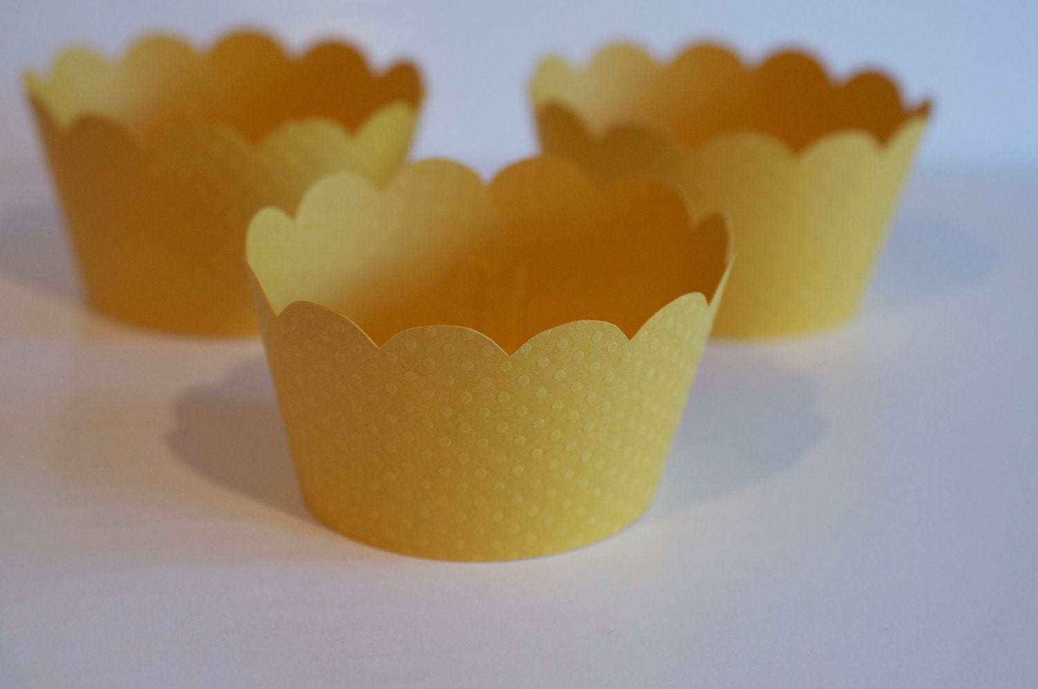 Sunflower Yellow Cupcake Wrappers