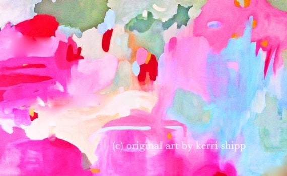 Abstract watercolor 'Equinox Rising' 11x14 NEW print