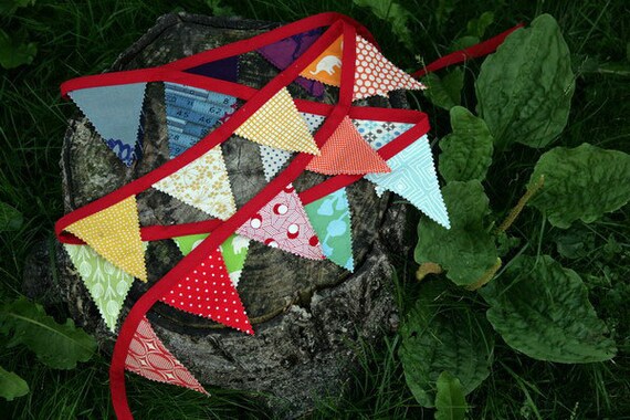 Rainbow Bunting Flags