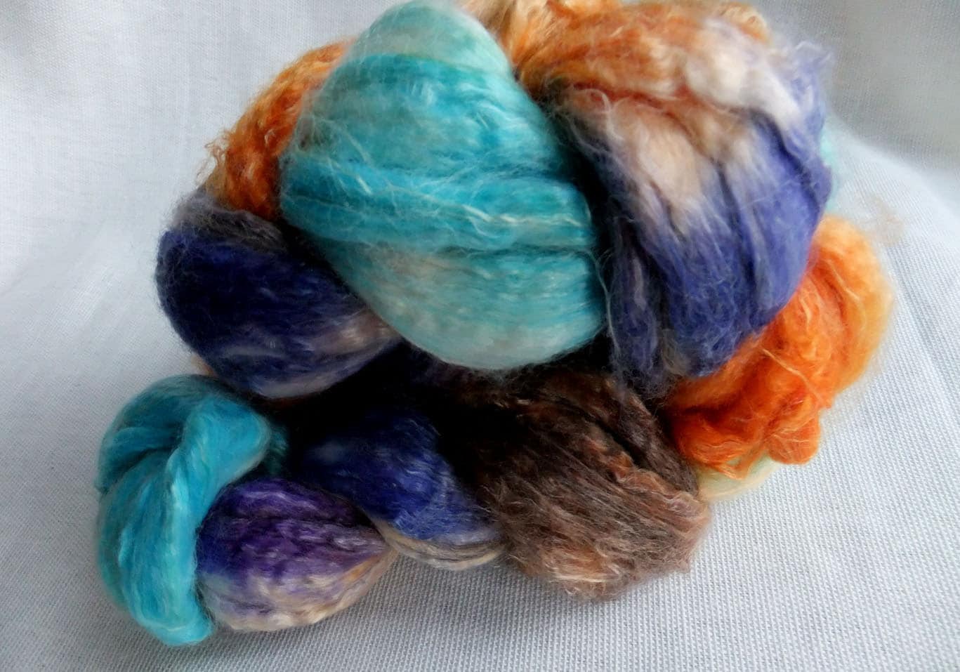 Wonderland - Faux Cashmere, Soysilk and Tencel Roving - 4.3 oz