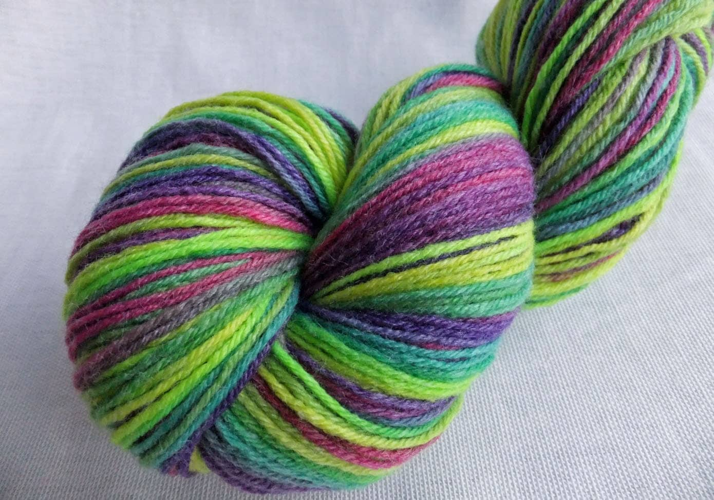 We're All Mad Here  - Handyed Sock Yarn - 370 yards