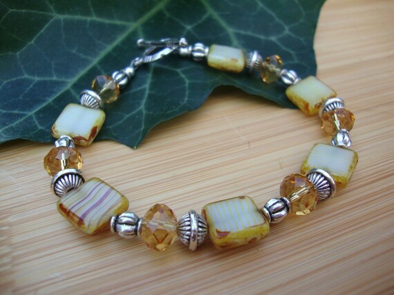 Sunshine Czech Glass Bracelet Preview 1