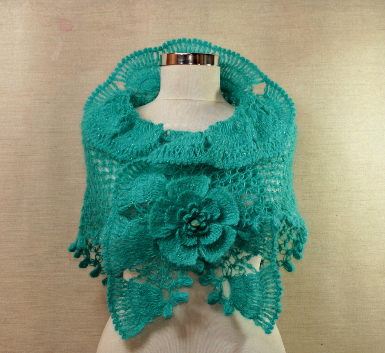   / Crochet Lace   Wrap /  /      