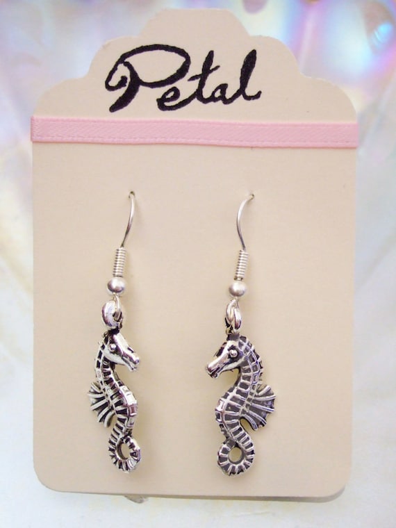 Seahorse silver earrings (POC02S)