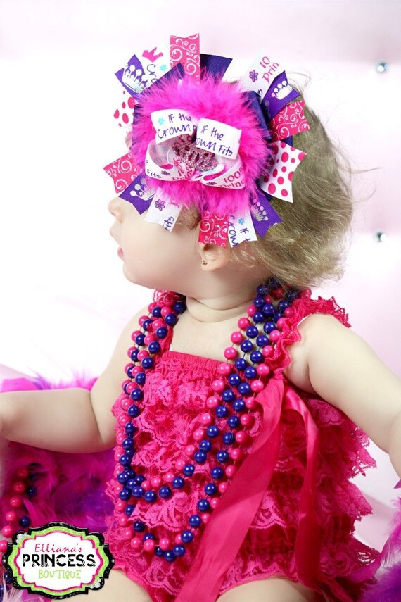 Total Princess Over The Top Hair Bow-over, top, hair, bow, head