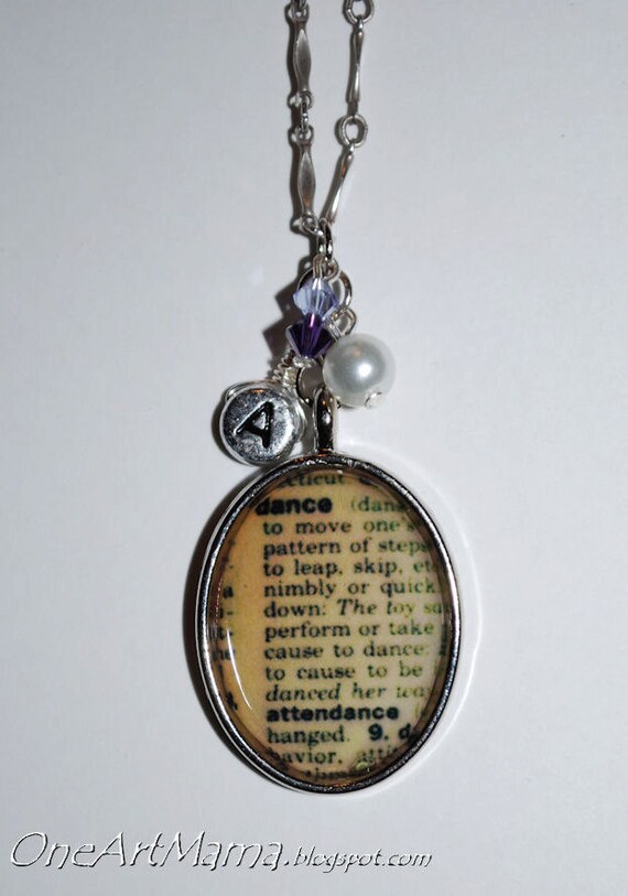 Custom Dictionary Definition Necklace