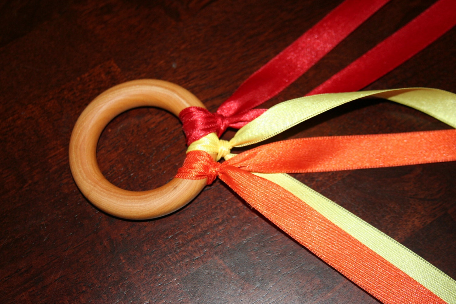 Tiny Tot Twirli-kidz Hand Kite Twirly Tummy Tickler in Fiery Colors, Orange Red Yellow