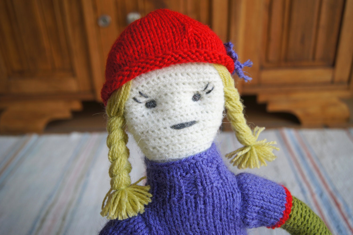 Crocheted doll