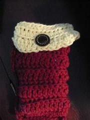 Half Price Sale - ReD CRocHeT WriStLet -Personalized-