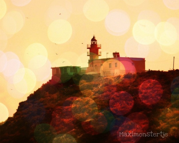 Dreamy Lighthouse Photo - Fine Art Travel Photography - 8x10 Signed Art - Spain - To The Lighthouse
