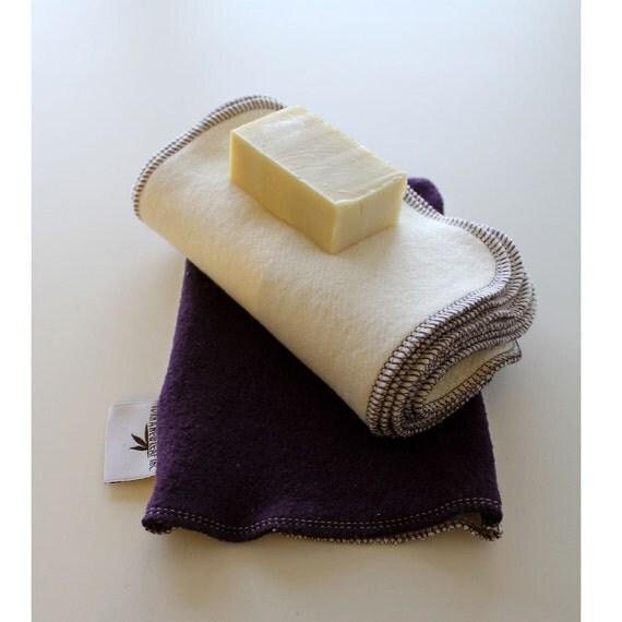 Organic Hemp Washcloths and Wash-mitt SET