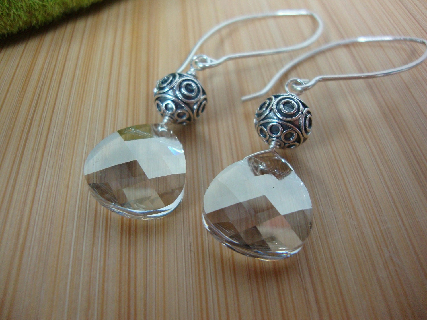Silver Shade Earrings Preview 2