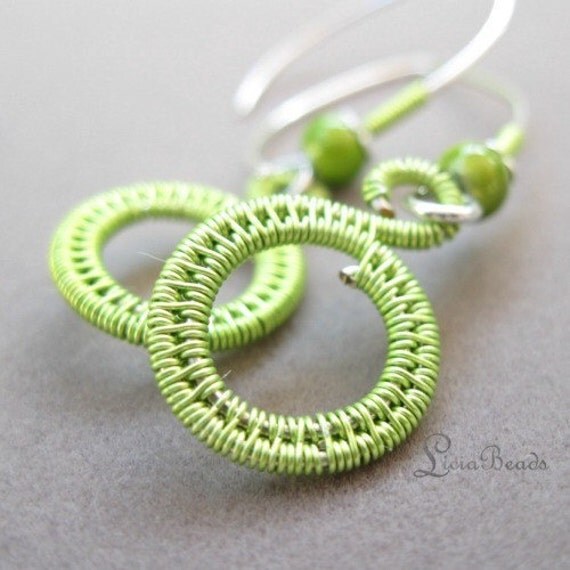 Lime and Jazz - Earrings