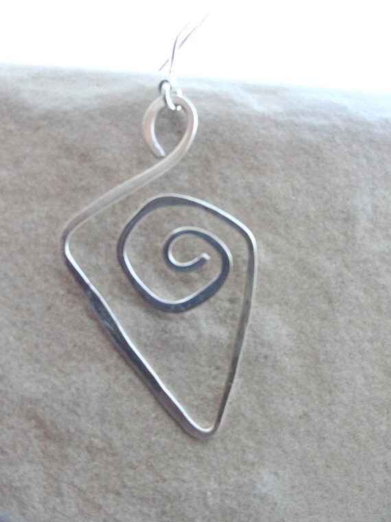 Silver Tears HandMade Silver Geometric  Dangle Earrings