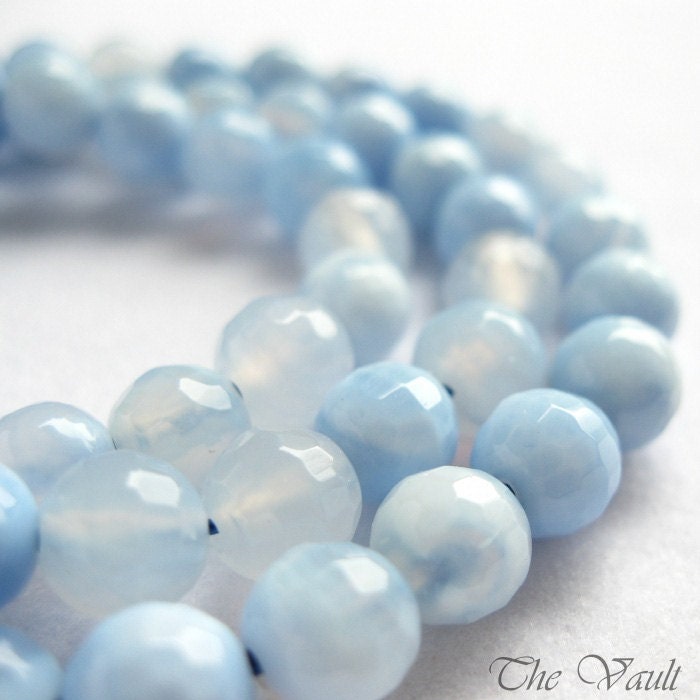 Agate 6mm rounds - 15 inch strand