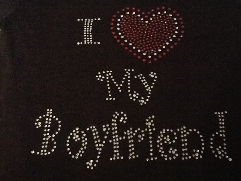 BLING I Heart Shirts--Customized with your choice of saying or name
