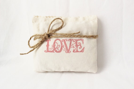 Love in Red Botanical Sachets, Lavender, Roses, Jasmine, Set of 3