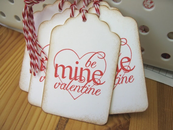 Be Mine Valentine Gift Tags