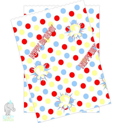 Popcorn Movie Nite Paper Goody Bags