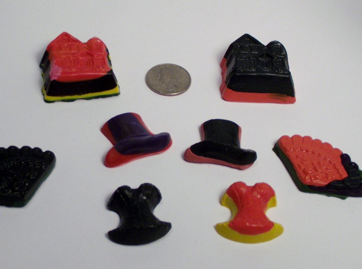 Recycled Crayons....great for Costume Parties, Bridal Showers, Valentines Get togethers and so much more.