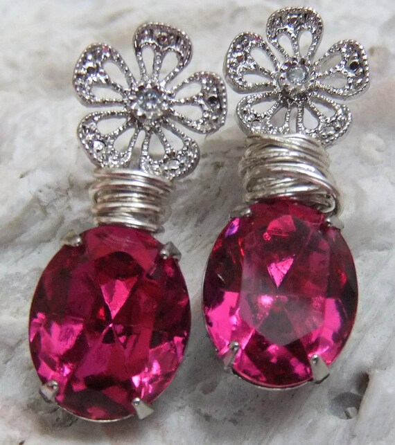 Crystal earrings