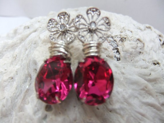 Crystal earrings