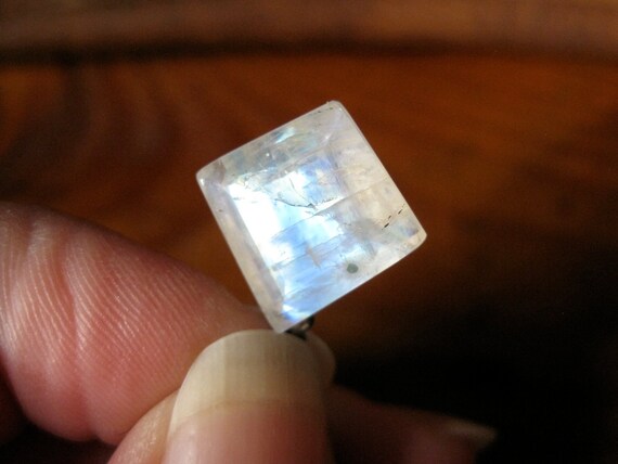Rainbow Moonstone, Oxidized Silver Necklace