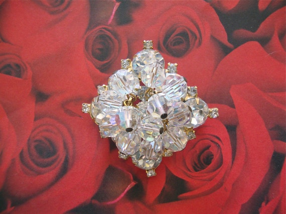 Juliana Rhinestone Brooch Pendant Combo