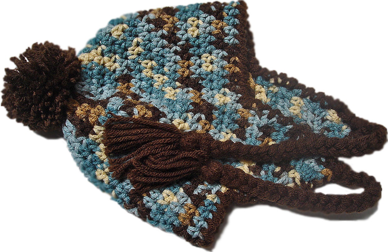 Crochet earflap baby hat, crochet baby hats