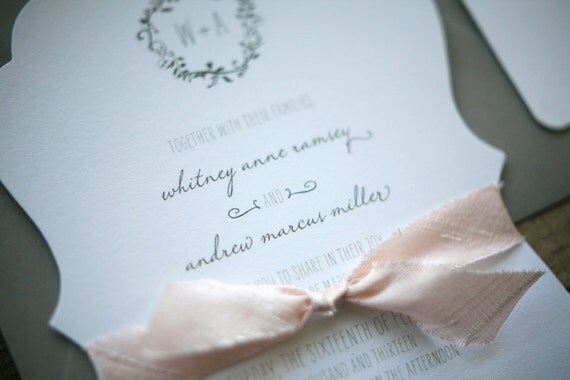 Plantation DieCut Wedding Invitation Suite