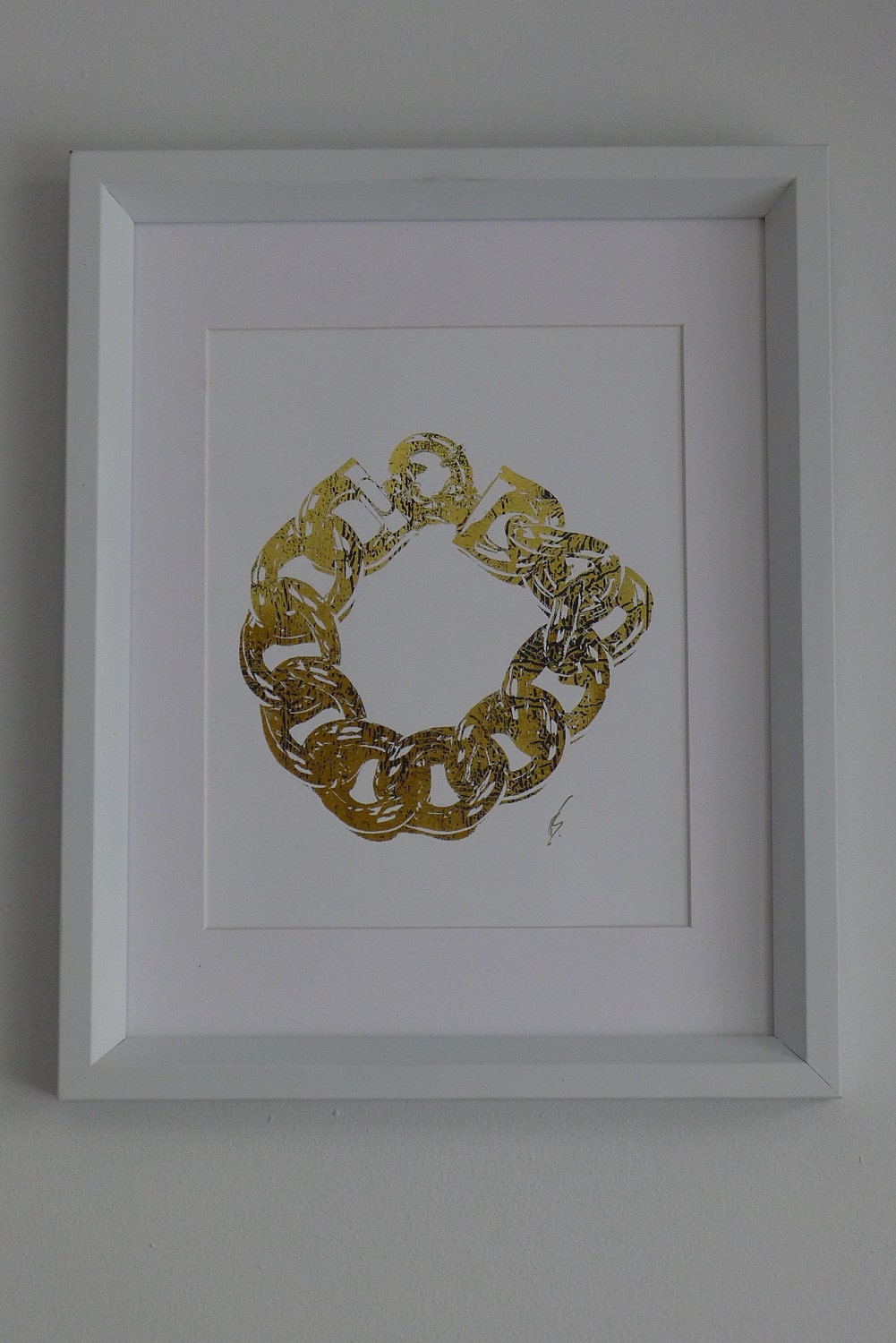 Coco Chain Bracelet 24K Gold Glossy