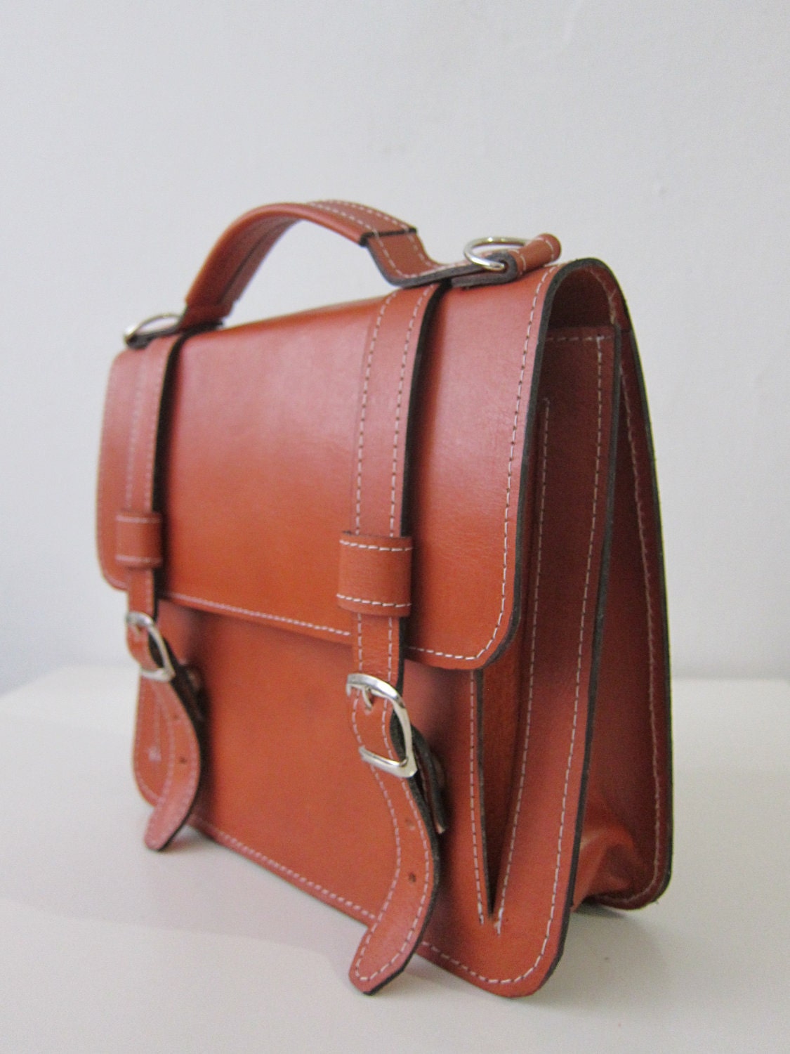 Bag number 2 leather satchel In Stock-Ready to ship